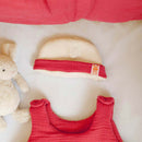 Bonnet de naissance coton bio - TU - dès la naissance-Vichy Orange-vetement-Papate-Nature For Kids-12