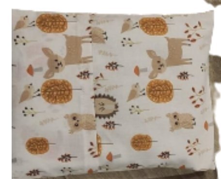 Bouillotte sèche aux graines de lin - 20 x 15 cm - dès la naissance-Animaux de la forêt--Aglaia-Nature For Kids-1