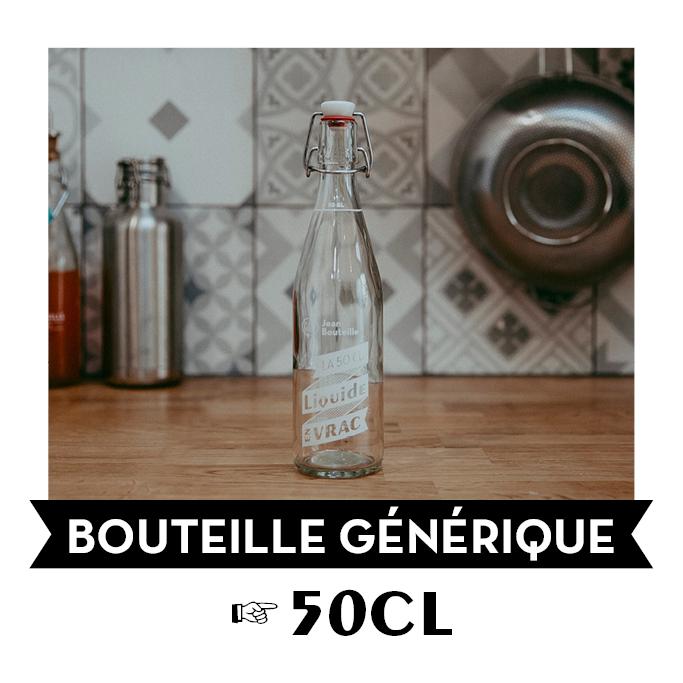 Bouteille consignée avec bouchon en porcelaine - Idéale pour le vrac-0.5L-Vrac-Jean Bouteille-Nature For Kids-2