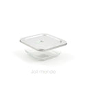 Contenant alimentaire étanche de verre et d’inox – tout âge-520 ml-Plat-Joli Monde-Nature For Kids-1