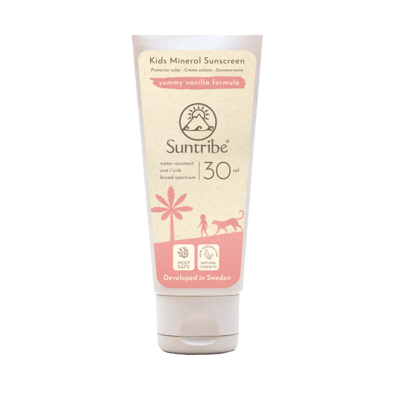 Crème Solaire Minérale Naturelle bébé & enfants – FPS 30 – 100ml - à partir de 6 mois--Protection solaire-Suntribe-Nature For Kids-1