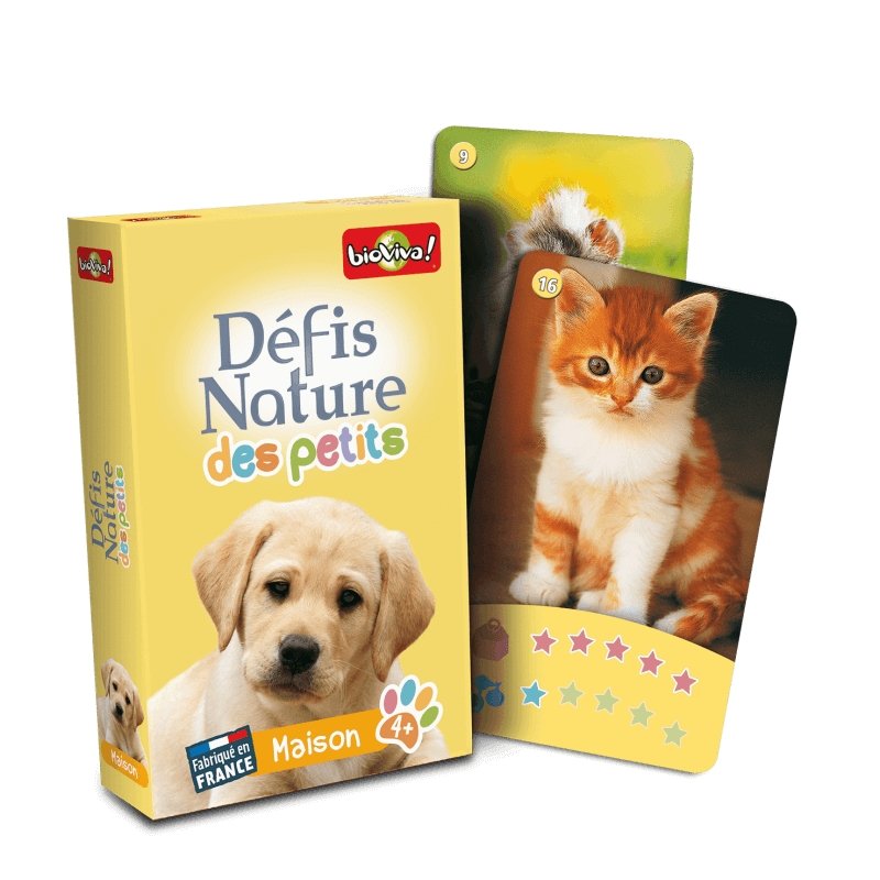 Défis Nature des petits - La Maison - dès 4 ans--Jeux de société-Bioviva-Nature For Kids-1