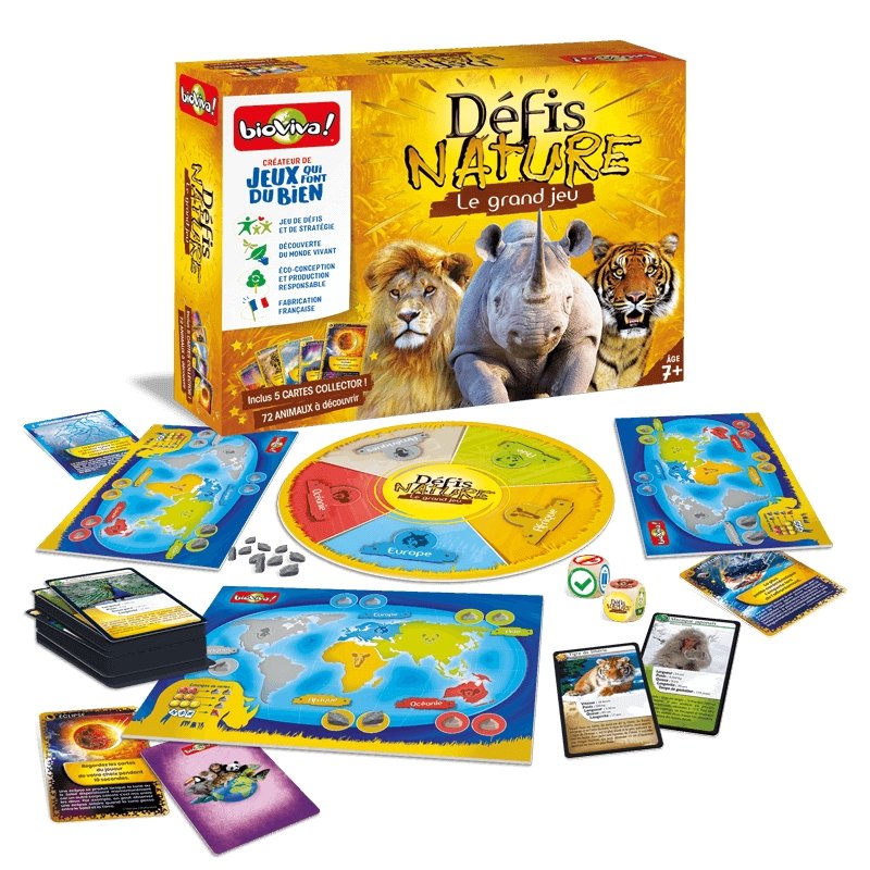 Défis Nature - Le grand jeu - Collector - dès 7 ans--Jeux de société-Bioviva-Nature For Kids-3