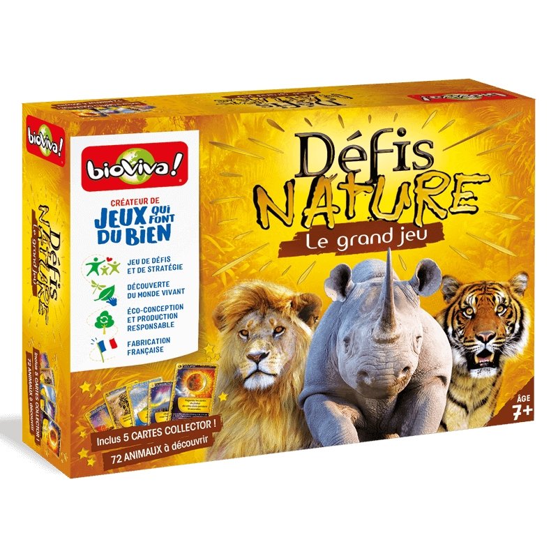 Défis Nature - Le grand jeu - Collector - dès 7 ans--Jeux de société-Bioviva-Nature For Kids-2