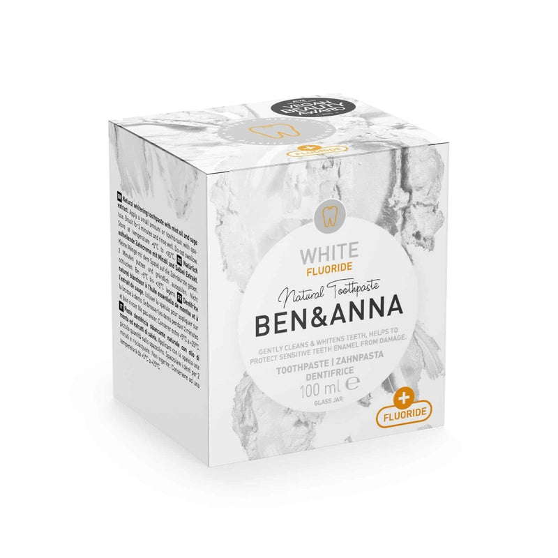 Dentifrice Vegan au fluor en pot de 100 ml - à partir de 7 ans-White (blanchissant) au Fluor-Dentifrice-Ben & Anna-Nature For Kids-3