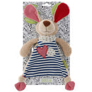 Doudou chien bleu plat à nœuds en coton bio - dès la naissance-Default Title-doudou-Sigikid Green-Nature For Kids-7