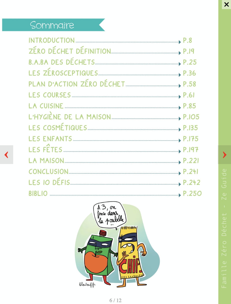 Famille (presque) zero déchet - Ze guide 1 - un livre de Jérémie Pichon & Bénédicte Moret - Nature For Kids