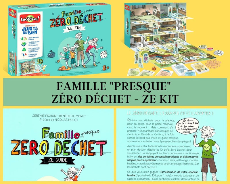 Famille (presque) zéro déchet - ZE KIT - de 8 à 108 ans--Cadeau-Nature for kids-Nature For Kids-1