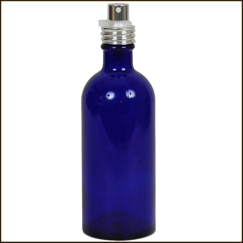 Flacon vaporisateur en verre bleu - 100ml - à partir de 4 ans--Vrac-Grimoire de Mélusine-Nature For Kids-1