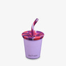 Gobelet enfant Kid cup couvercle à paille & couvercle à bec (sippy) – dès 2 ans-Crocus Petal-Tasse d'apprentissage-Klean Kanteen-Nature For Kids-6
