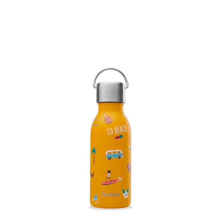Gourde Bouteille isotherme Active - Kids - 350 ml-Honolulu Curry-Gourde-Qwetch-Nature For Kids-8