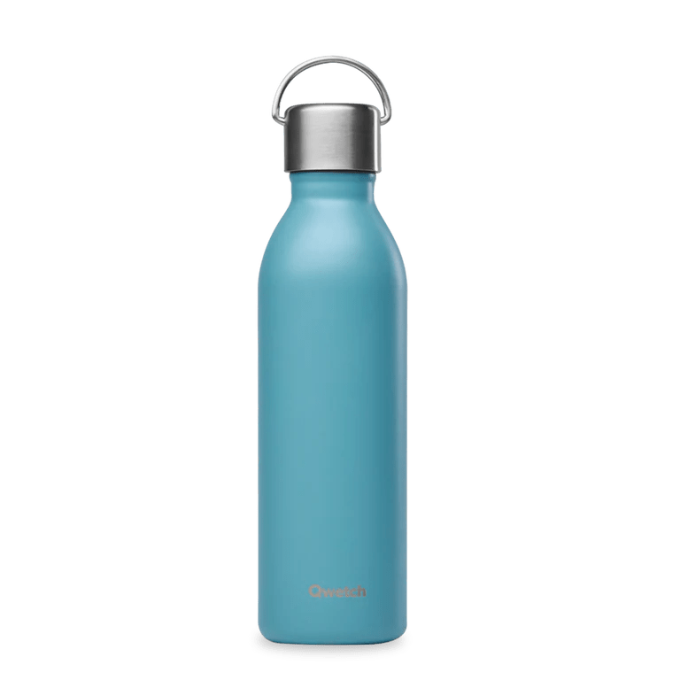 Gourde Bouteille isotherme Active - Matt - 600 ml-Bleu Acier-Gourde-Qwetch-Nature For Kids-3