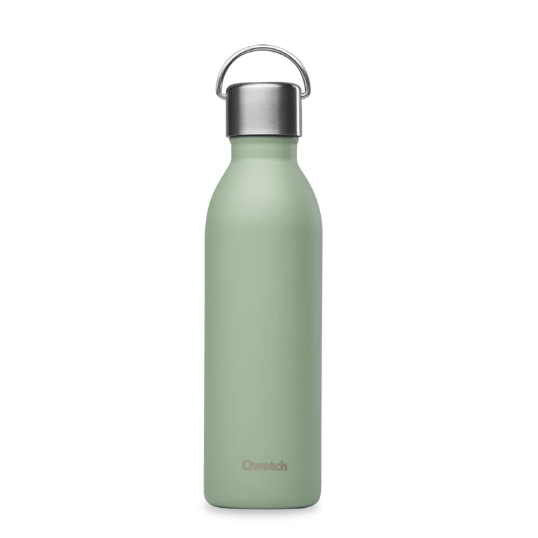 Gourde Bouteille isotherme Active - Matt - 600 ml-Vert Tilleul-Gourde-Qwetch-Nature For Kids-4