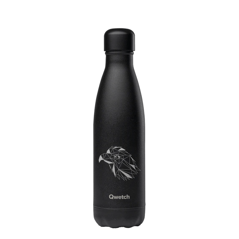 Gourde bouteille isotherme en inox - Animal Tattoo - 500 ml-Aigle-Gourde-Qwetch-Nature For Kids-7