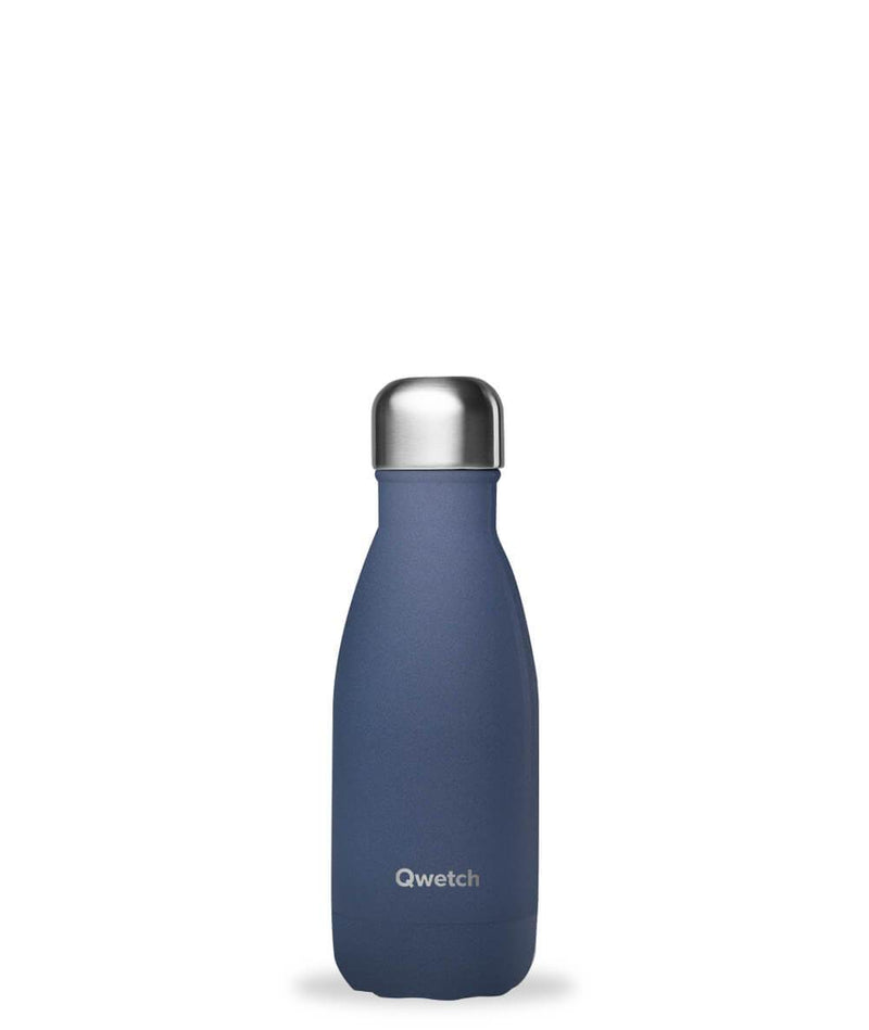 Gourde bouteille isotherme en inox - Granite Bleu nuit - 260 ml--Gourde-Qwetch-Nature For Kids-1