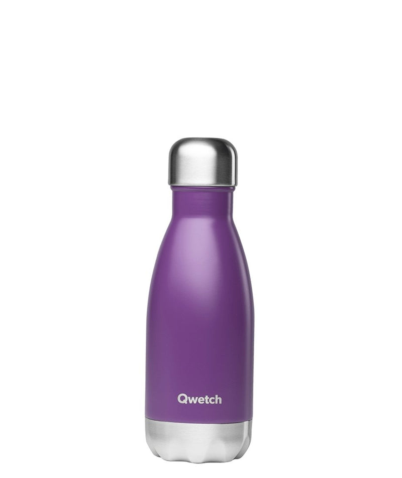 Gourde bouteille isotherme en inox - Originals Pourpre - 260 ml-Default Title-Gourde-Qwetch-Nature For Kids-1