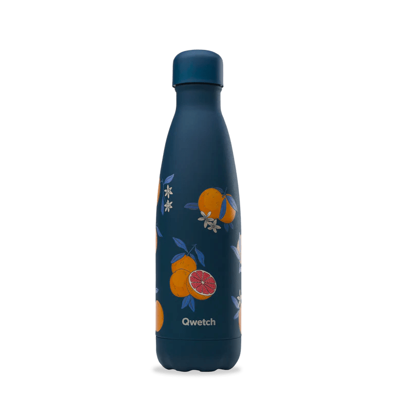 Gourde bouteille isotherme en inox Qwetch – Délice Pamplemousses - 500 ml – 3+--Gourde-Qwetch-Nature For Kids-1