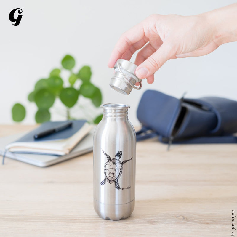 Gourde enfant 450ml légère et solide en aluminium