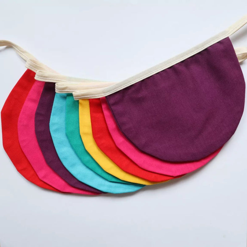 Guirlande Coton – Rainbow arrondie – dès la naissance--Mobilier et décorations-Minuit fée-Nature For Kids-2