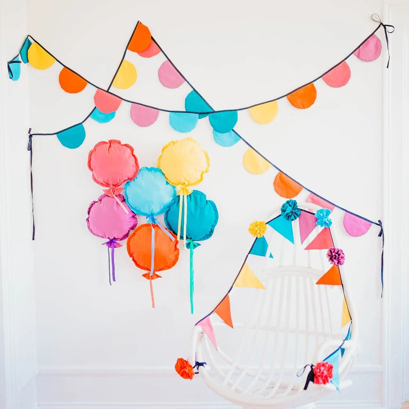 Guirlande Coton – Rainbow arrondie – dès la naissance--Mobilier et décorations-Minuit fée-Nature For Kids-3