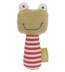 Hochet grenouille marinière rouge écolo en coton bio - dès la naissance-Default Title-Hochet-Sigikid Green-Nature For Kids-1