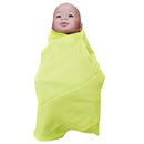 Lange Tetra en lin Taille 1 - 60 x 60 - Vert anis - dès la naissance--Lange-Bag to Green-Nature For Kids-2