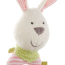 Lapin rose, jouet à saisir avec fleur en bois - coton bio - dès 3 mois--Jouets de dentition-Sigikid Green-Nature For Kids-2