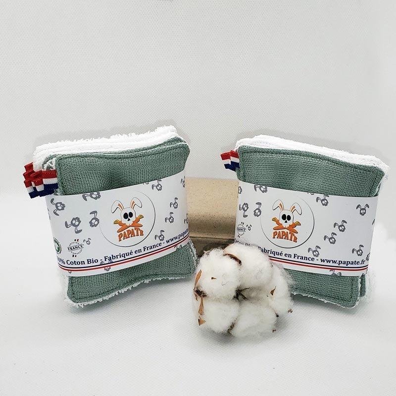 Lingettes Lavables en Coton Bio-Lingettes Lavables--PAPATE-Nature For Kids-1