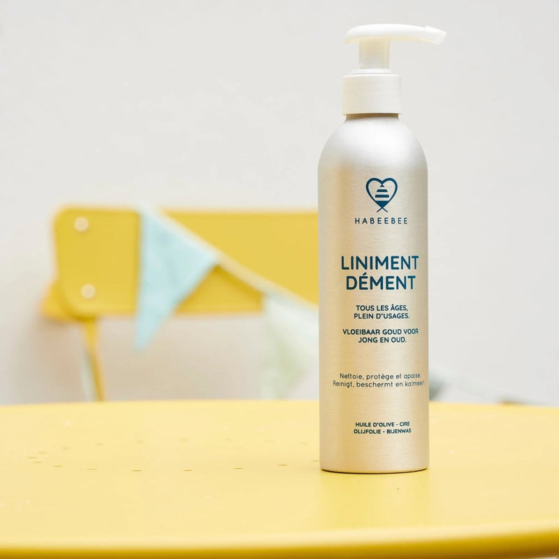 Liniment Dément à la cire d’abeille Bio – 250 ml rechargeable - dès la naissance--Liniment-Habeebee-Nature For Kids-4