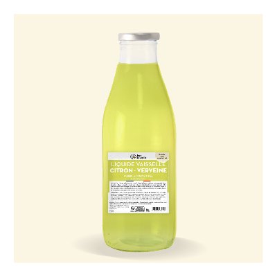 Liquide vaisselle Citron Verveine Vrac – EcoCert – 250 vaisselles/L--Détergent vaisselle-Jean Bouteille-Nature For Kids-1