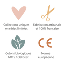 Livre d’éveil animaux de la savane avec bruitages en Coton Bio - 15 x 15 cm - dès la naissance--Livre enfant-Carotte & Cie-Nature For Kids-6