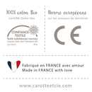 Livre d’éveil animaux de la savane avec bruitages en Coton Bio - 15 x 15 cm - dès la naissance--Livre enfant-Carotte & Cie-Nature For Kids-5