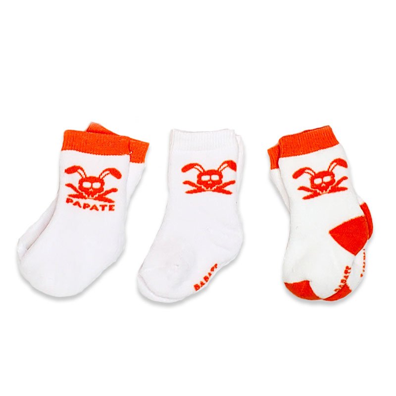 Lot de chaussettes de naissance coton bio français - TU - dès la naissance--vetement-Papate-Nature For Kids-1