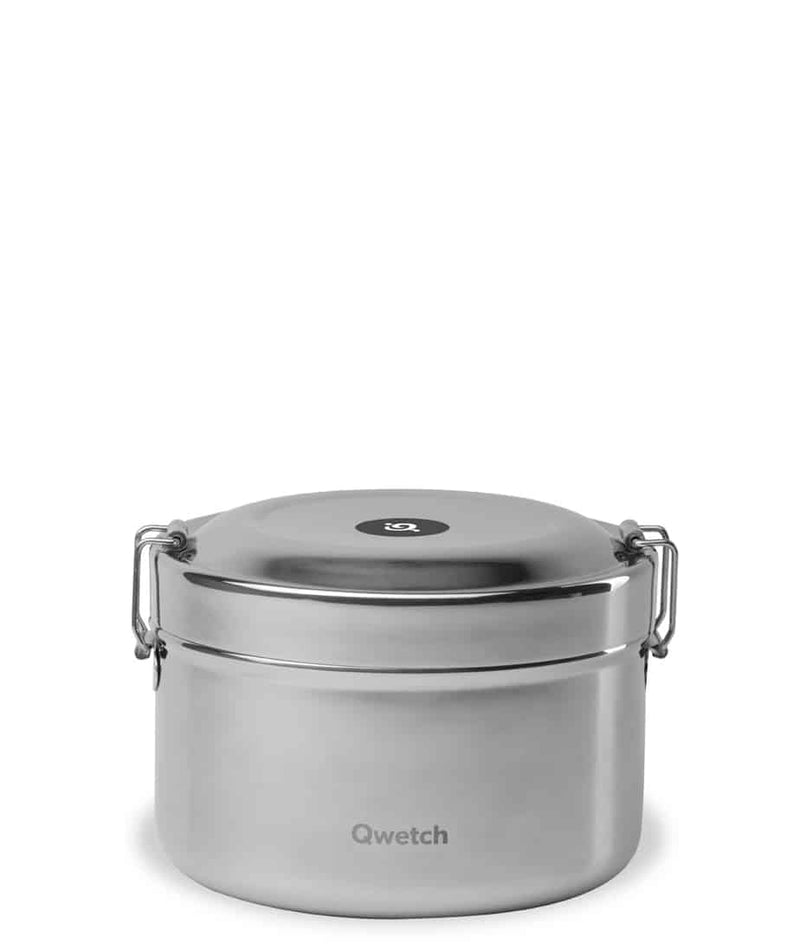 Lunchbox Bento isotherme étanche ronde inox - 850 ml - à partir de 3 ans-Arty-Boîte repas-Qwetch-Nature For Kids-7