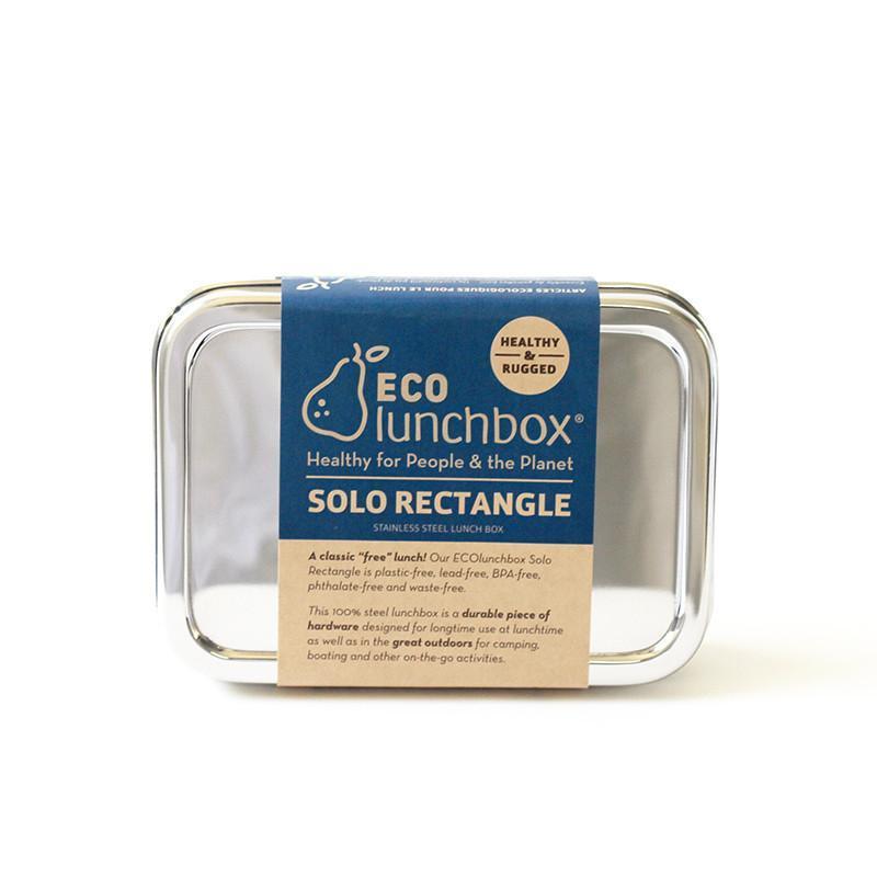 Lunchbox Solo rectangle 100% inox (858 ml) – dès 4 ans--Boîte à lunch-ECOlunchbox-Nature For Kids-2