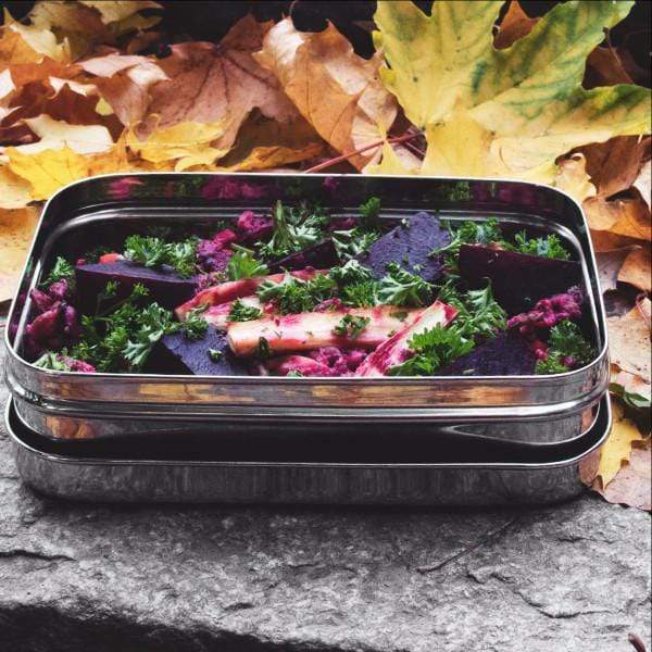 Lunchbox Solo rectangle 100% inox (858 ml) – dès 4 ans--Boîte à lunch-ECOlunchbox-Nature For Kids-8