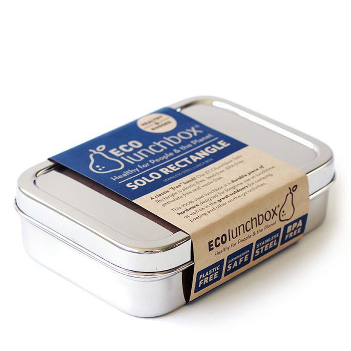 Lunchbox Solo rectangle 100% inox (858 ml) – dès 4 ans--Boîte à lunch-ECOlunchbox-Nature For Kids-1