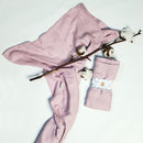 Maxi lange, bavoir, protège épaule ou essuie bio – 100 x 100 cm - dès la naissance-Rose-Lange-PAPATE-Nature For Kids-10