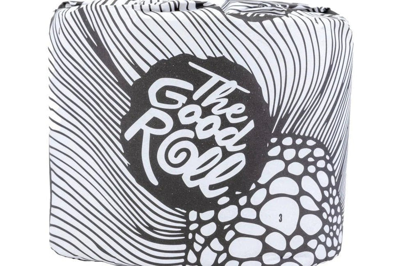 Papier toilette / WC 100% papier recyclé – Cheerful Choice 3 Plis 250 f– dès la naissance-Black & white-Papier toilette-The Good Roll-Nature For Kids-14