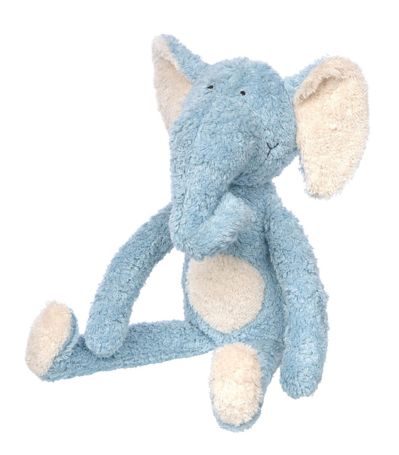 Peluche Velours Grand Eléphant 41 cm - coton bio - dès la naissance--Peluche-Sigikid Green-Nature For Kids-1