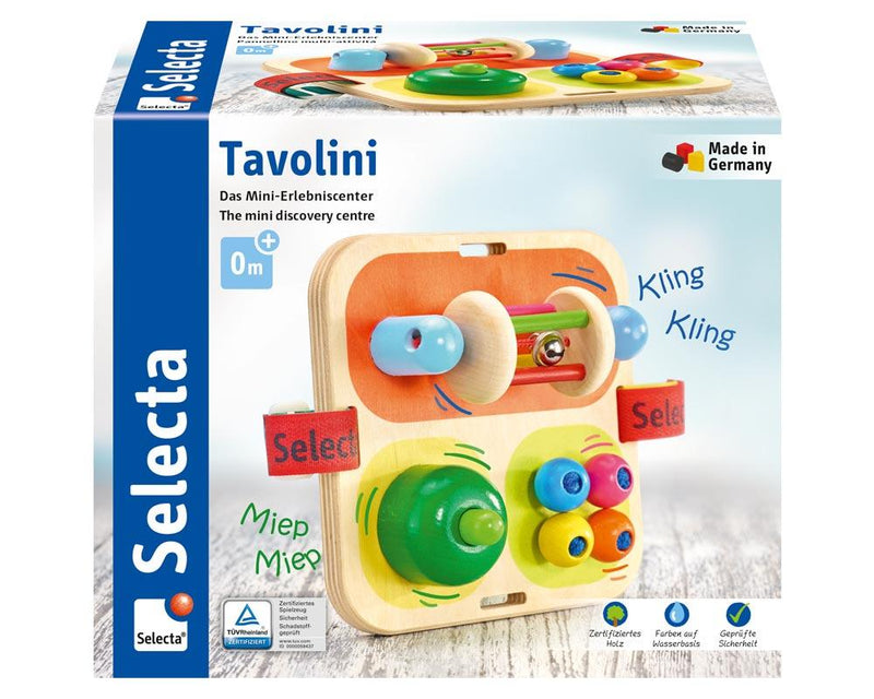 Table d'éveil / planche d’activités Tavolini en bois - à partir de la naissance-Default Title-jouet en bois-Selecta-Nature For Kids-2