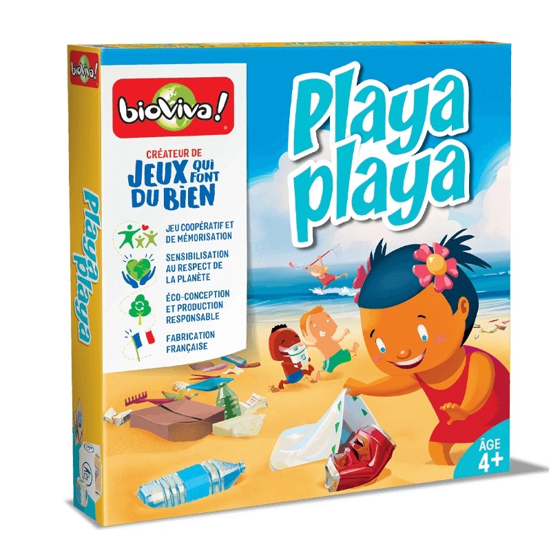 Playa Playa - Préservons la plage tous ensemble ! - dès 4 ans--Jeux de société-Bioviva-Nature For Kids-3