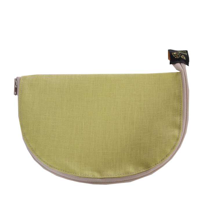 Poche multiusages 13 x 18 cm en lin naturel - Vert Anis - à partir de 6 mois-Default Title-Pochette-Bag to Green-Nature For Kids-1