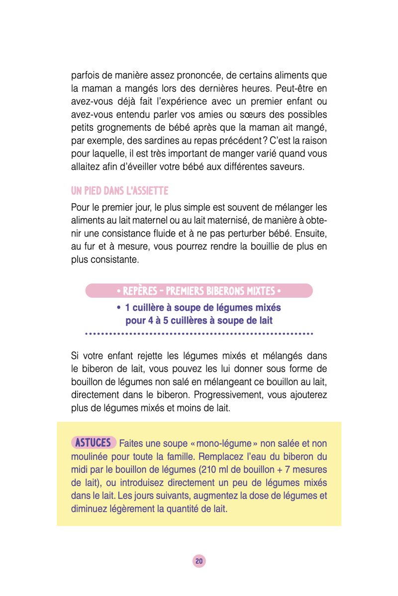 Premiers repas, comment diversifier l’alimentation de bébé (4 mois à 3 ans) - un livre d’Angélique Houlbert-Default Title-Livre parent-Thierry Souccar Editions-Nature For Kids-10