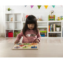 Puzzle à formes en bois avec poignées - à partir de 18 mois--Jouet en bois-EverEarth-Nature For Kids-3