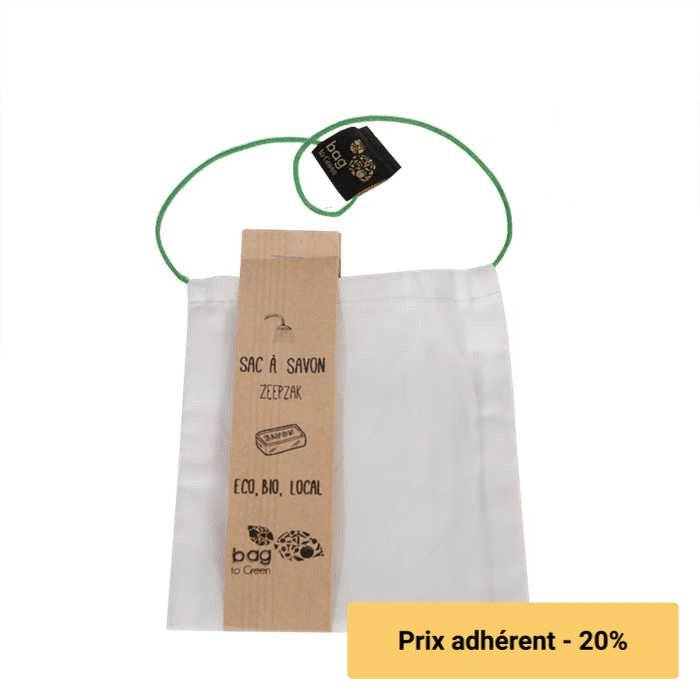 Sac à savon en lin naturel blanc - vrac - 10 x 12 cm-Default Title-Hygiène-Bag to Green-Nature For Kids-1