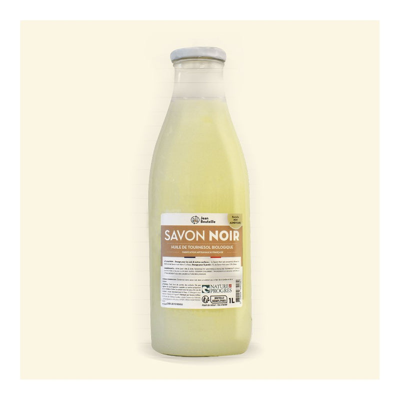 Savon noir 100% huile de lin concentré - Vrac - 1L--Vrac-Jean Bouteille-Nature For Kids-1