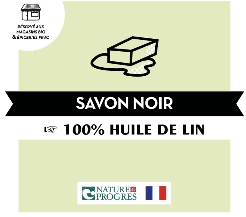 Savon noir 100% huile de lin concentré - Vrac par 100 ml-100 ml-Vrac-Jean Bouteille-Nature For Kids-1