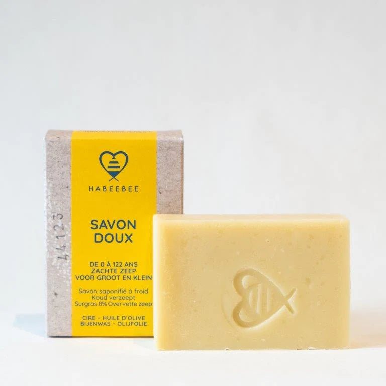 Savon solide Doux au miel pour bébé et adultes - 100g - dès la naissance--Savon-Habeebee-Nature For Kids-1