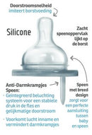 Tétines en silicone naturel pour biberon évolutif Pura - par 2 - différentes vitesses - à partir de la naissance-Débit lent (0m+)-Biberon-Pura-Nature For Kids-4